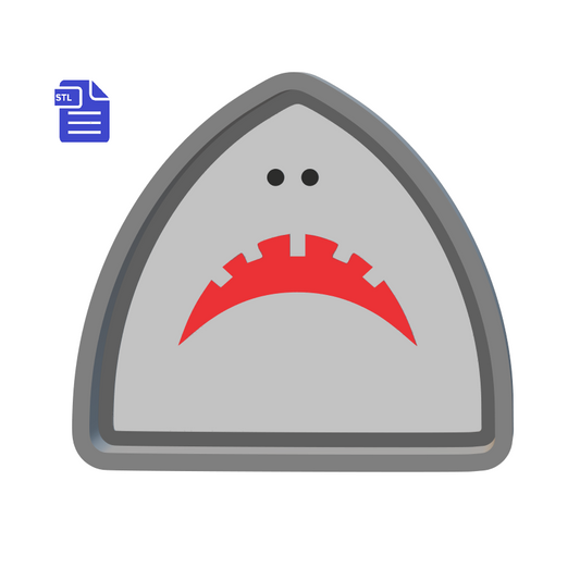 1pc Shark Bath Bomb Mold STL File - for 3D printing - FILE ONLY
