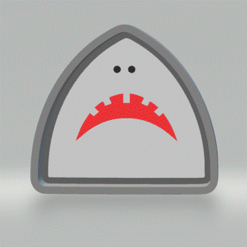 1pc Shark Bath Bomb Mold STL File - for 3D printing - FILE ONLY