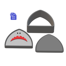 Load image into Gallery viewer, 3pc Shark Bath Bomb Mold STL File - for 3D printing - FILE ONLY