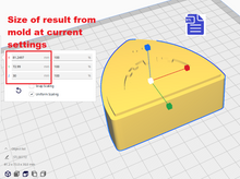 Load image into Gallery viewer, 3pc Shark Bath Bomb Mold STL File - for 3D printing - FILE ONLY