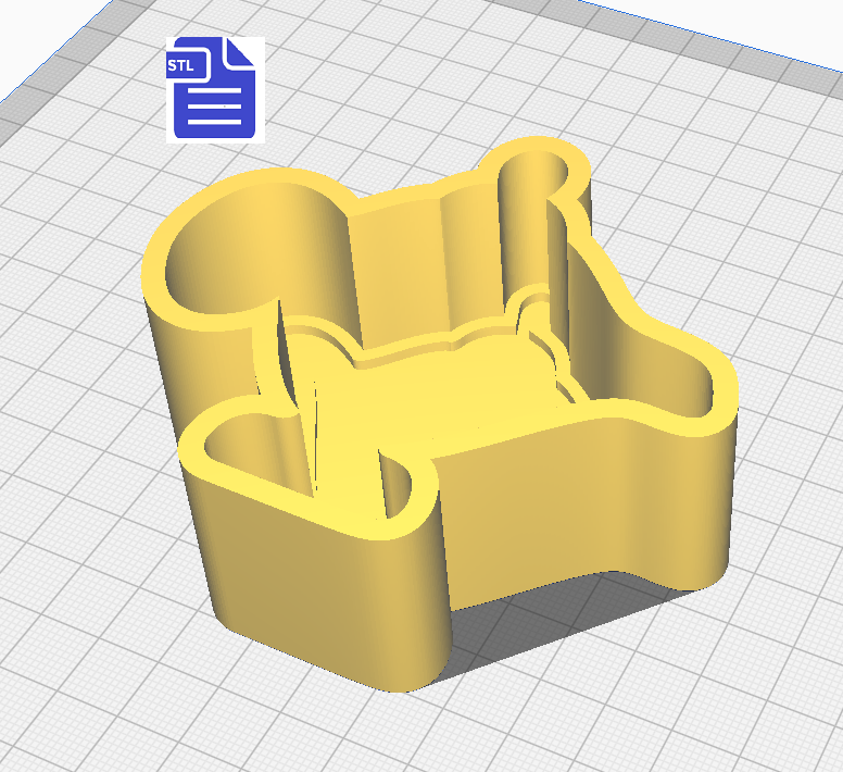 1pc Magic Lamp Bath Bomb Mold STL File - for 3D printing - FILE ONLY