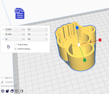 Load image into Gallery viewer, 1pc Seahorse Bath Bomb Mold STL File - for 3D printing - FILE ONLY