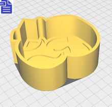 Load image into Gallery viewer, 1pc Namaste Bath Bomb Mold STL File - for 3D printing - FILE ONLY