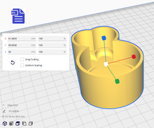 Load image into Gallery viewer, 1pc Engagement Ring Bath Bomb Mold STL File - for 3D printing - FILE ONLY