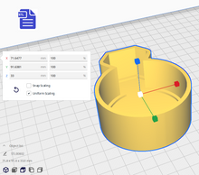 Load image into Gallery viewer, 1pc Diamond Engagement Ring Bath Bomb Mold STL File - for 3D printing - FILE ONLY