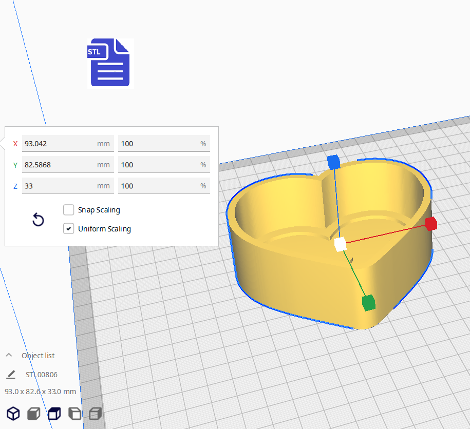 1pc Heart Locket Bath Bomb Mold STL File - digital download for 3D printing - FILE ONLY