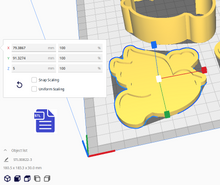 Load image into Gallery viewer, 3pc Valentine Dove Bath Bomb Mold STL File - for 3D printing - FILE ONLY