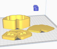 Load image into Gallery viewer, 3pc Valentine Padlock Bath Bomb Mold STL File - for 3D printing - FILE ONLY