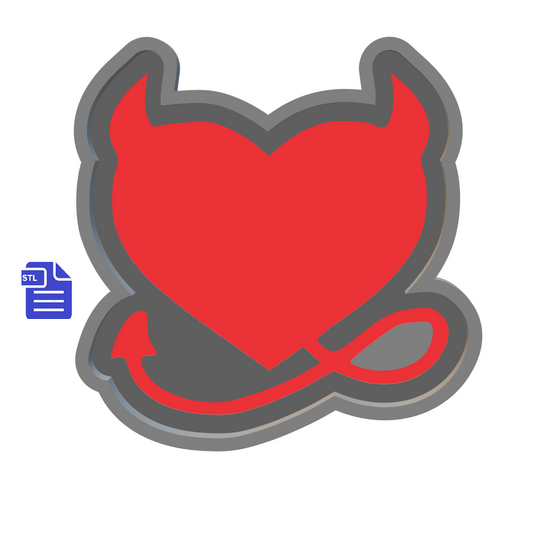 1pc Naughty Valentine Bath Bomb Mold STL File - for 3D printing - FILE ONLY