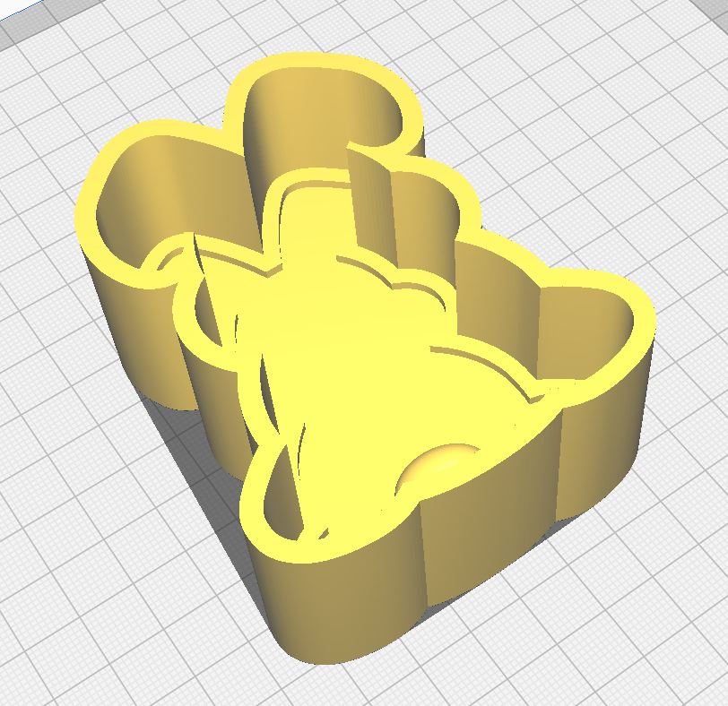 1pc Easter Bunny Bath Bomb Mold STL File - digital download for 3D printing - FILE ONLY