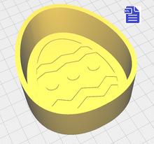 Load image into Gallery viewer, 1pc Easter Egg Bath Bomb Mold STL File - for 3D printing - FILE ONLY