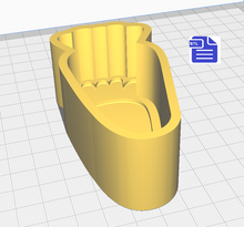 Load image into Gallery viewer, 1pc Carrot Bath Bomb Mold STL File - for 3D printing - FILE ONLY