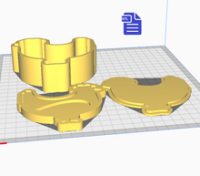 Load image into Gallery viewer, 3pc Chicken Bath Bomb Mold STL File - for 3D printing - FILE ONLY