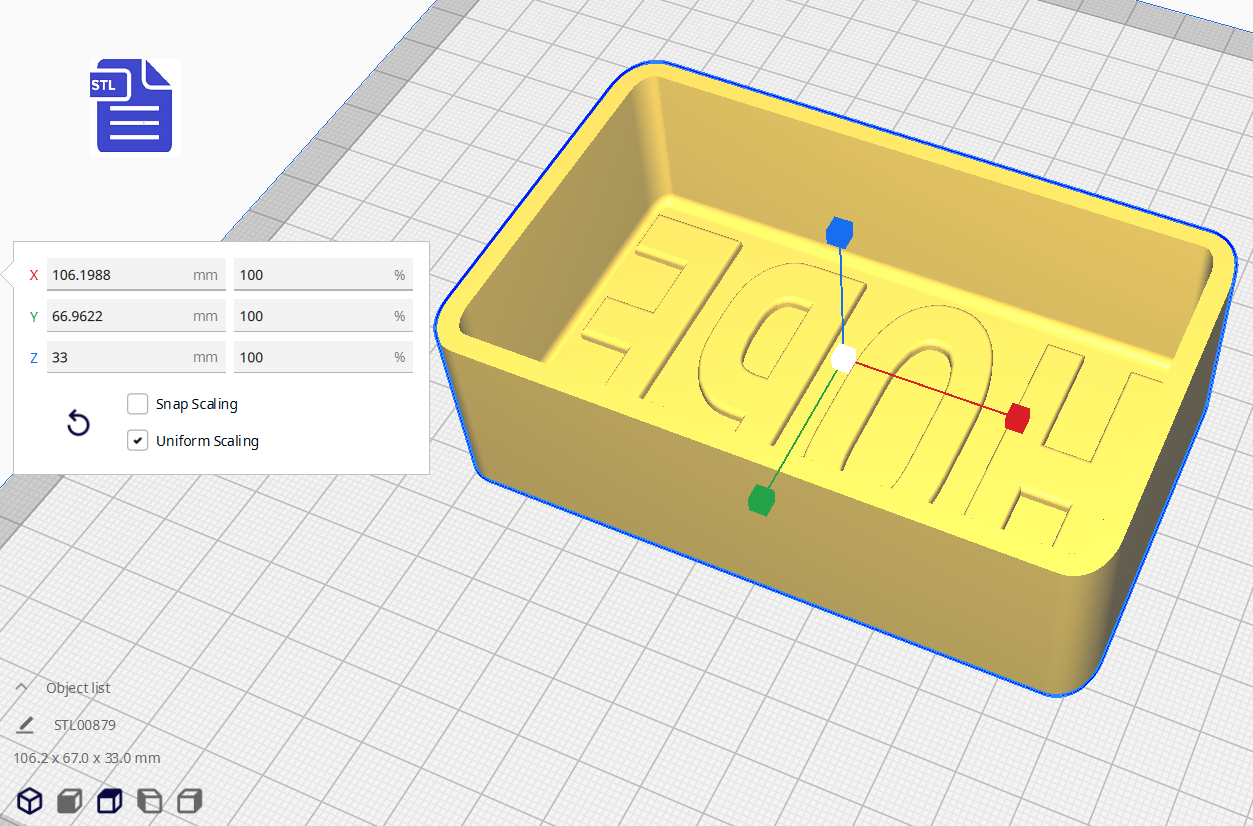 1pc Hope Bath Bomb Mold STL File - for 3D printing - FILE ONLY