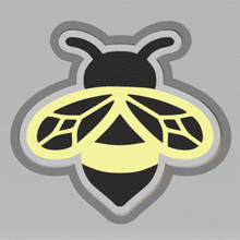 Load image into Gallery viewer, 1pc Bee Bath Bomb Mold STL File - for 3D printing - FILE ONLY