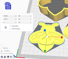 Load image into Gallery viewer, 3pc Bee Bath Bomb Mold STL File - for 3D printing - FILE ONLY