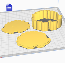 Load image into Gallery viewer, 3pc Hedgehog Bath Bomb Mold STL File - for 3D printing - FILE ONLY