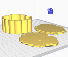 Load image into Gallery viewer, 3pc Hedgehog Bath Bomb Mold STL File - for 3D printing - FILE ONLY