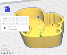 Load image into Gallery viewer, 1pc Squirrel Bath Bomb Mold STL File - for 3D printing - FILE ONLY