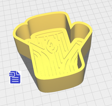 Load image into Gallery viewer, 1pc Tree Log Bath Bomb Mold STL File - for 3D printing - FILE ONLY