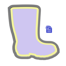 Load image into Gallery viewer, 1pc Wellington Boots Bath Bomb Mold STL File - for 3D printing - FILE ONLY