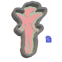 Load image into Gallery viewer, 1pc Fairy Bath Bomb Mold STL File - for 3D printing - FILE ONLY