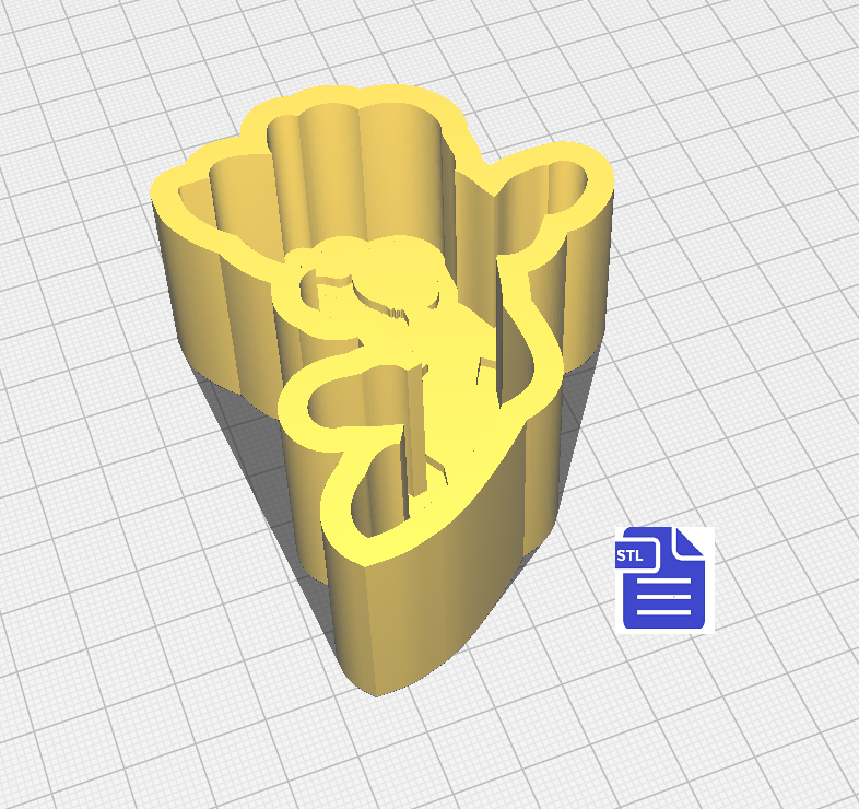 1pc Fairy Bath Bomb Mold STL File - for 3D printing - FILE ONLY