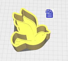 Load image into Gallery viewer, 1pc Dove Bath Bomb Mold STL File - for 3D printing - FILE ONLY