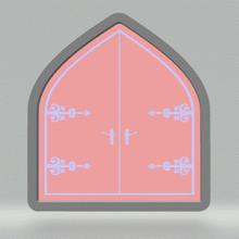 Load image into Gallery viewer, 1pc Fairy Princess Castle Door Bath Bomb Mold STL File - for 3D printing - FILE ONLY