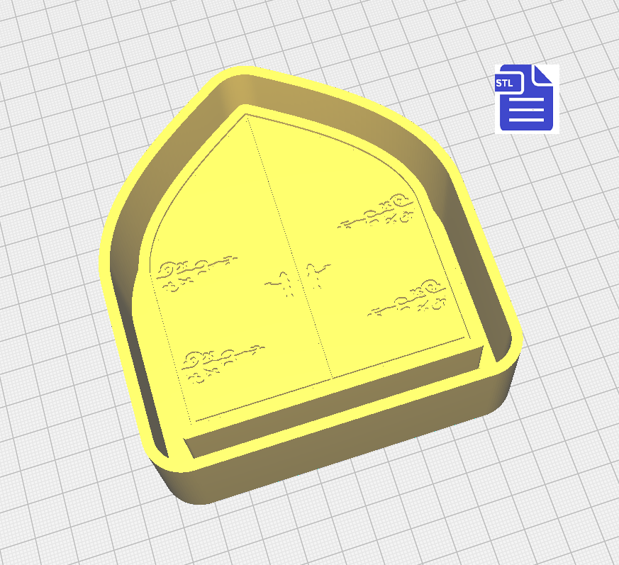 Fairy Princess Castle Door Silicone Mold Housing STL File - for 3D printing - FILE ONLY - The Crafts and Glitter Shop