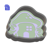 Load image into Gallery viewer, 1pc Fairy House Bath Bomb Mold STL File - for 3D printing - FILE ONLY