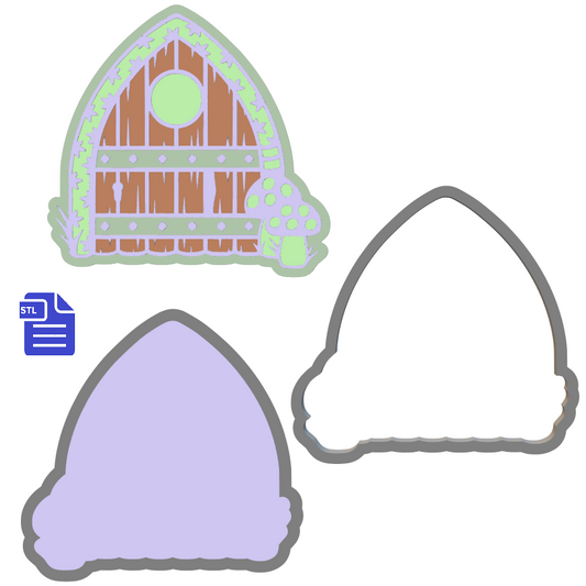 3pc Fairy Door Bath Bomb Mold STL File - for 3D printing - FILE ONLY - The Crafts and Glitter Shop