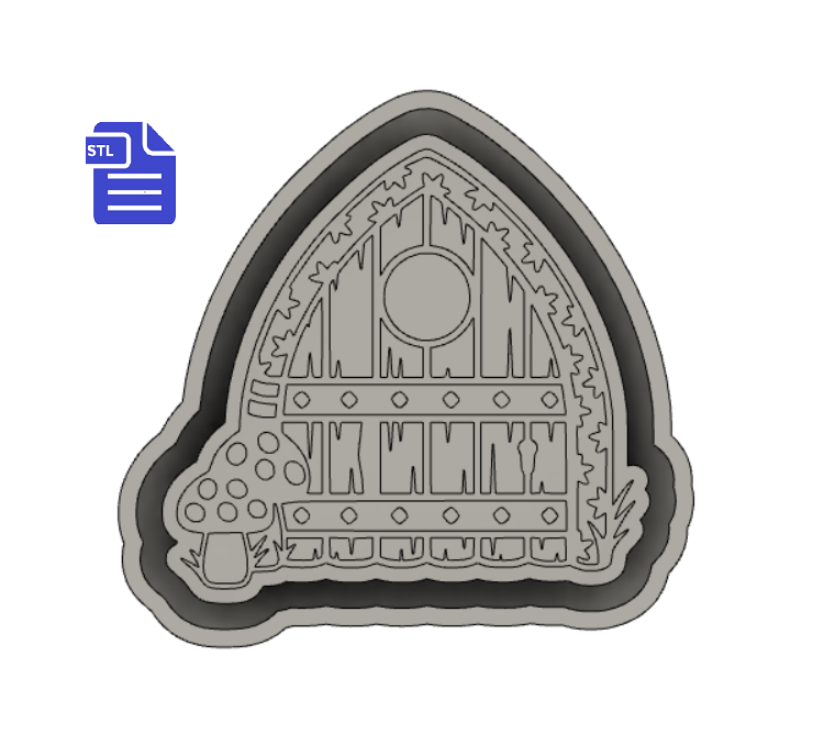 Fairy Door Silicone Mold Housing STL File - for 3D printing - FILE ONLY - tray to make your own silicone molds for bath bomb soap freshies - The Crafts and Glitter Shop
