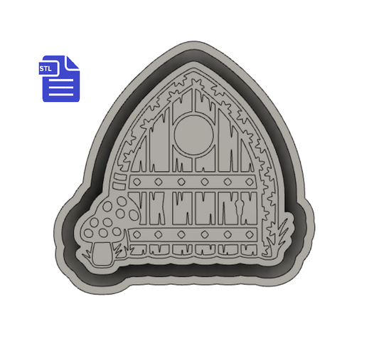 Fairy Door Silicone Mold Housing STL File - for 3D printing - FILE ONLY - tray to make your own silicone molds for bath bomb soap freshies - The Crafts and Glitter Shop