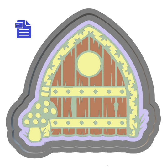 Fairy Door Silicone Mold Housing STL File - for 3D printing - FILE ONLY - tray to make your own silicone molds for bath bomb soap freshies - The Crafts and Glitter Shop