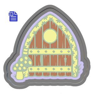 Fairy Door Silicone Mold Housing STL File - for 3D printing - FILE ONLY - tray to make your own silicone molds for bath bomb soap freshies