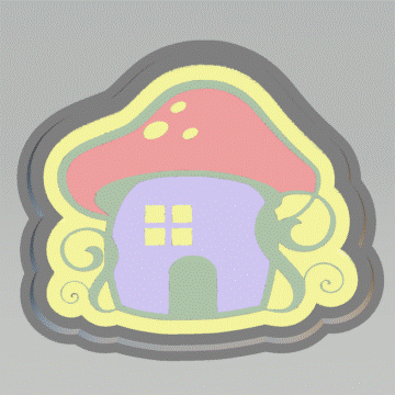Fairy House Silicone Mold Housing STL File - for 3D printing - FILE ONLY - tray to make your own silicone molds for soap bath bomb freshies - The Crafts and Glitter Shop