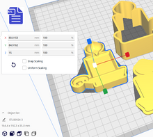 Load image into Gallery viewer, 3pc Candlestick Holder Bath Bomb Mold STL File - for 3D printing - FILE ONLY