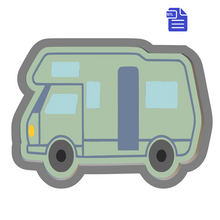 Load image into Gallery viewer, 1pc Camper Van Bath Bomb Mold STL File - for 3D printing - FILE ONLY