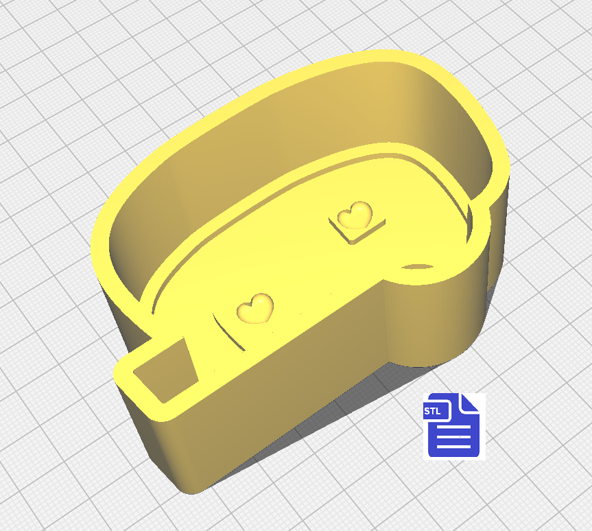 1pc RV Bath Bomb Mold STL File - for 3D printing - FILE ONLY
