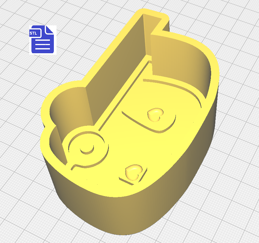1pc RV Bath Bomb Mold STL File - for 3D printing - FILE ONLY