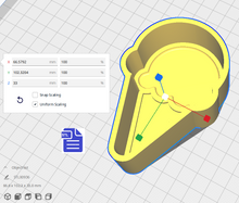 Load image into Gallery viewer, 1pc Ice Cream Cone Bath Bomb Mold STL File - for 3D printing - FILE ONLY