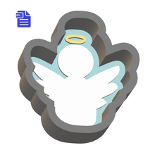 Load image into Gallery viewer, 1pc Angel Bath Bomb Mold STL File - for 3D printing - FILE ONLY