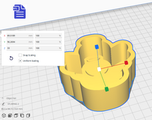 Load image into Gallery viewer, 1pc Angel Bath Bomb Mold STL File - for 3D printing - FILE ONLY