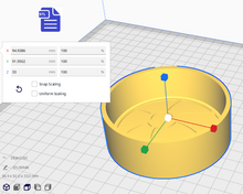 Load image into Gallery viewer, 1pc Beach Ball Bath Bomb Mold STL File - for 3D printing - FILE ONLY