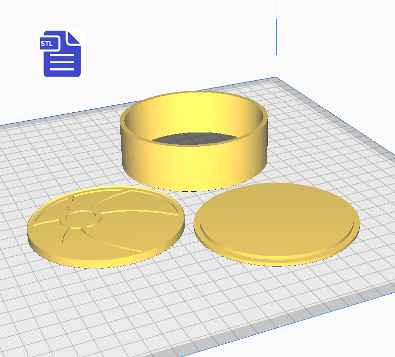 3pc Beach Ball Bath Bomb Mold STL File - for 3D printing - FILE ONLY - The Crafts and Glitter Shop