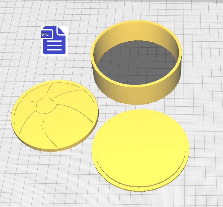 3pc Beach Ball Bath Bomb Mold STL File - for 3D printing - FILE ONLY - The Crafts and Glitter Shop