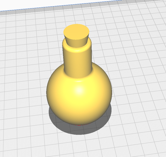 3D Potion Bottle / Flask / Elixir STL File - for 3D printing - FILE ONLY - The Crafts and Glitter Shop
