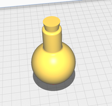 Load image into Gallery viewer, 3D Potion Bottle / Flask / Elixir STL File - for 3D printing - FILE ONLY