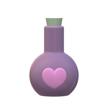 Load image into Gallery viewer, 3D Love Potion Jar STL File - for 3D printing - FILE ONLY